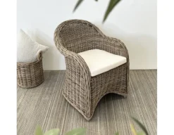 Kato Rattan Spisestol m/hynde