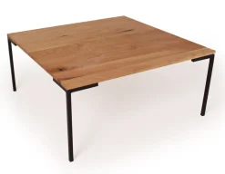 Kita Sofabord, Eg, Natur olie, 100x100 cm