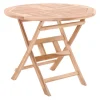 Køln Teak Foldebord - Ø 90 cm