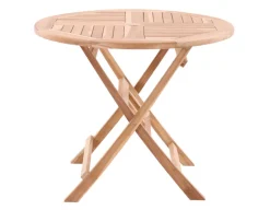 Køln Teak Foldebord - Ø 90 cm