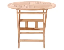 Køln Teak Foldebord - Ø 90 cm