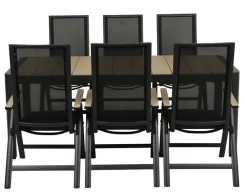 Lohals Malmø Havemøbelsæt m/6 pos. stole - 95 x 205/275 cm