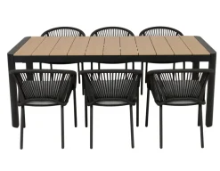 Lohals Nora Havemøbelsæt - 95 x 205/275 cm