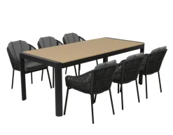 Lohals Svala Havemøbelsæt - 95 x 205/275 cm