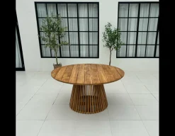 Luna Teak Havebord - Ø 150 cm