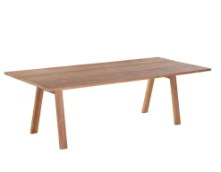 Mako Plankebord 90x200 cm - m/bordben i teak - Skrå