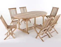 Malaga Køln Teak Havemøbelsæt