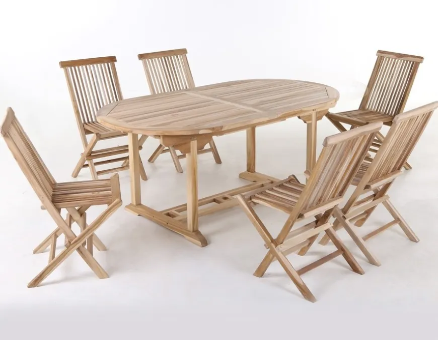 Malaga Køln Teak Havemøbelsæt