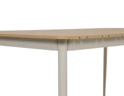 Malmø Havebord - 100x160 cm - Gråhvid