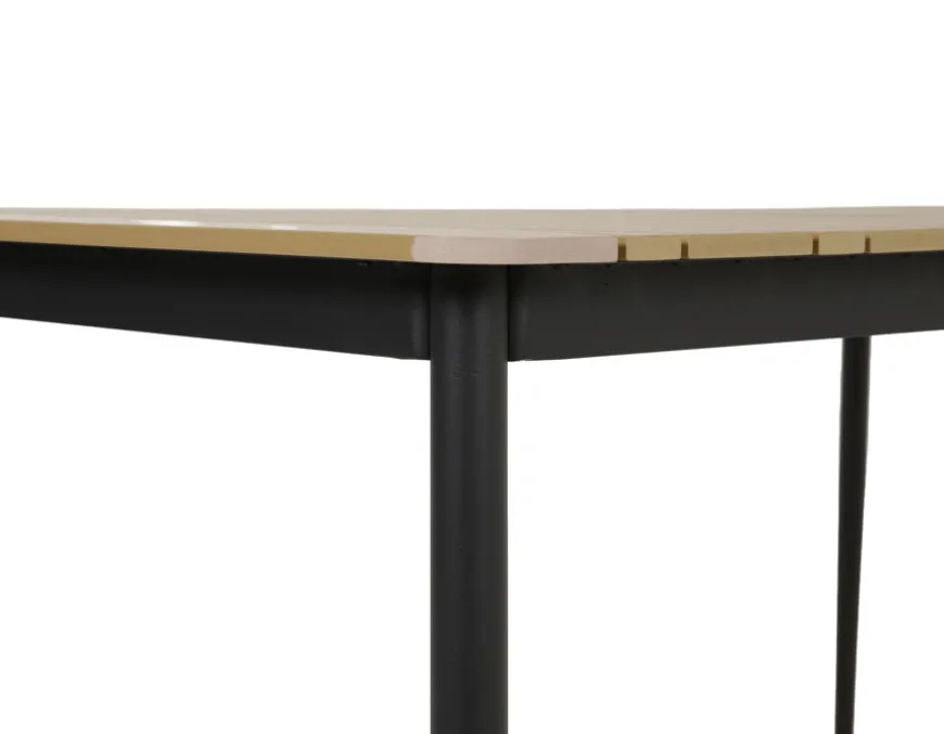 Malmø Havebord - 100x160 cm - Mørkegrå