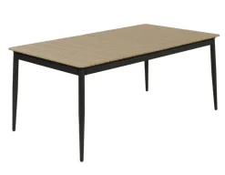 Malmø Havemøbelsæt m/4 pos. stole - 100x180/235 cm - Mørkegrå