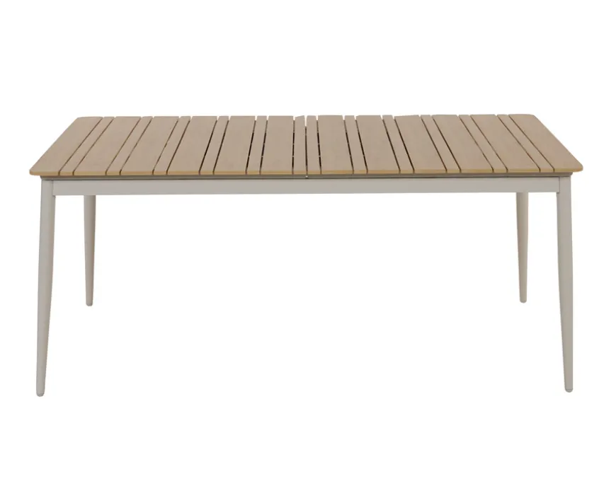 Malmø Sonja Havemøbelsæt - 100x180/235 cm - Gråhvid