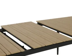 Malmø Svala Havemøbelsæt - 100x180/235 cm - Mørkegrå