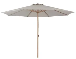 Markedsparasol - Ø3,5 - m/snoretræk - Beige