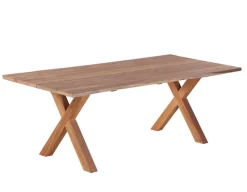 Maxi Plankebord 90x200 cm - m/bordben i teak - Kryds