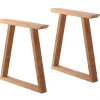 Maxi Plankebord 90x200 cm - m/bordben i teak - Trapez
