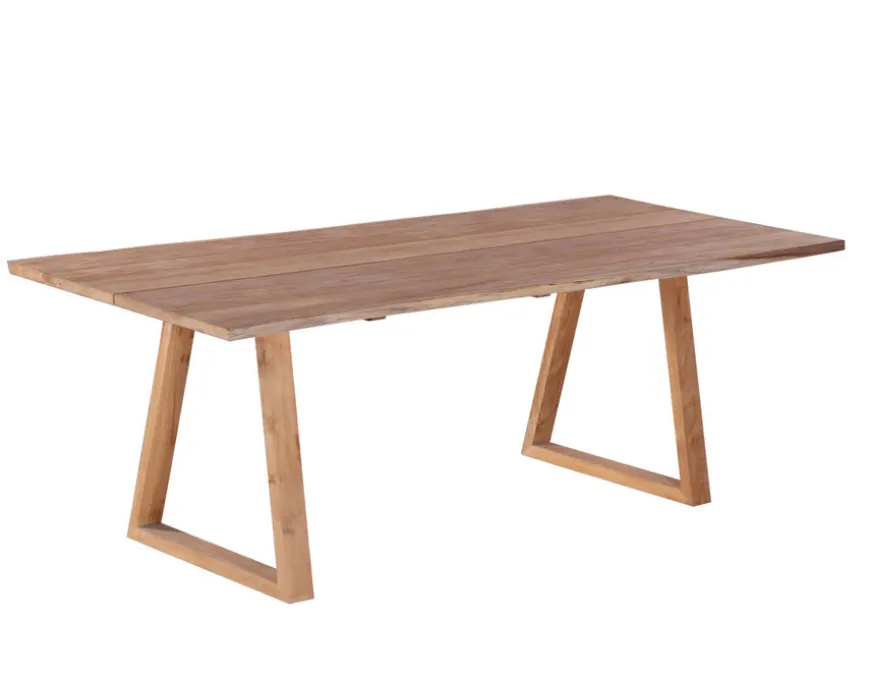Maxi Plankebord 90x200 cm - m/bordben i teak - Trapez