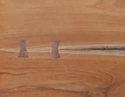 Mika Plankebord 100x240 cm - m/bordben i teak - Skrå