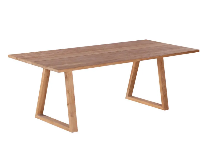 Milo Plankebord 90x200 cm - m/bordben i teak - Trapez
