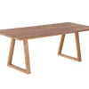 Milo Plankebord 100x240 cm - m/bordben i teak - Trapez