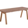 Mona Plankebord 100x240 cm - m/bordben i teak - Skrå