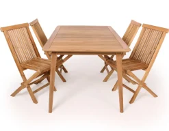 Murcia Kiel Teak Havemøbelsæt - 90x150 cm