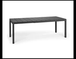 Nardi Rio Cassia Havemøbelsæt 140-210cm - Antracit