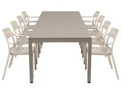 Nardi Rio Cassia Havemøbelsæt 210-280cm - Latte/Sand