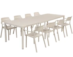 Nardi Tevere Cassia Havemøbelsæt 210-275cm - Sand