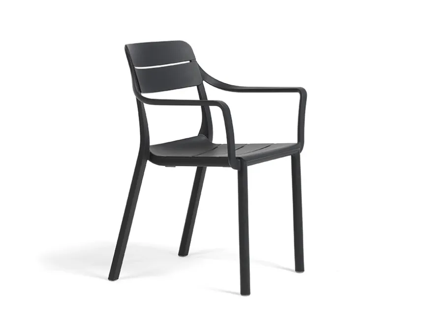 Nardi Tevere Cassia Havemøbelsæt 210-275cm - Antracit