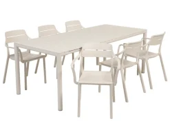 Nardi Tevere Cassia Havemøbelsæt 147-211cm - Sand
