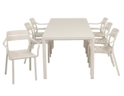 Nardi Tevere Cassia Havemøbelsæt 147-211cm - Sand