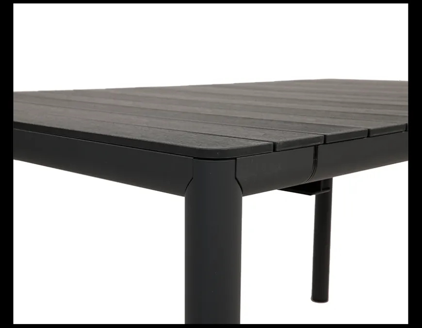 Nardi Tevere Cassia Havemøbelsæt 147-211cm - Antracit/Borgogna