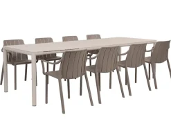 Nardi Tevere Tiberina Havemøbelsæt 275 - Sand/Latte