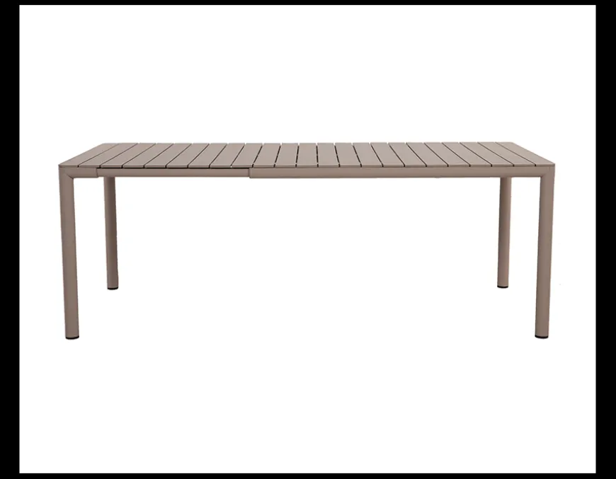 Nardi Tevere/Cassia Havemøbelsæt 147-211cm - Latte/Sand