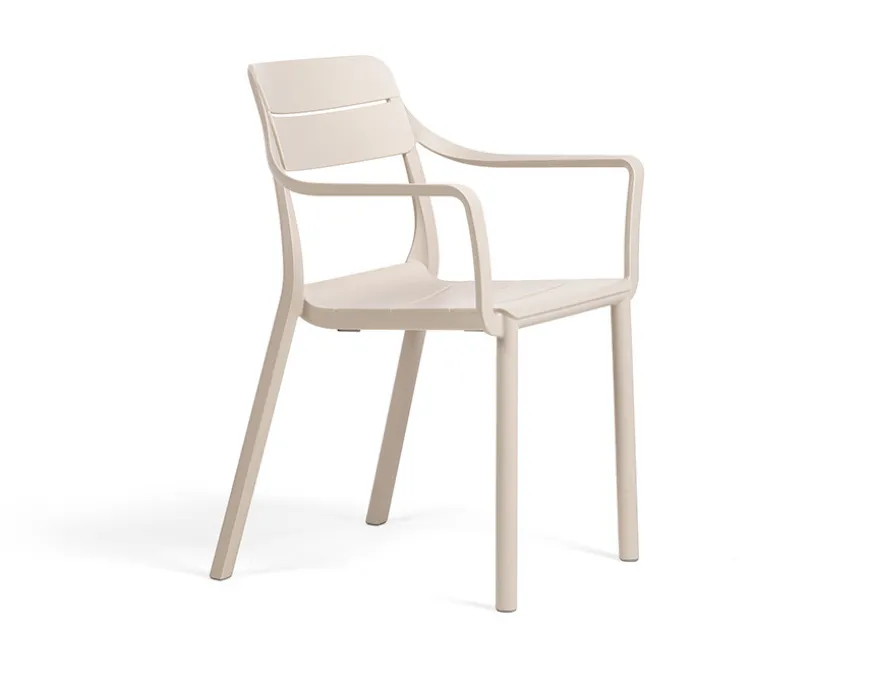 Nardi Tevere/Cassia Havemøbelsæt 147-211cm - Latte/Sand