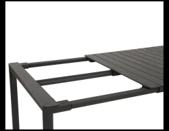 Nardi Tevere/Cassia Havemøbelsæt 210-275cm - Antracit/Borgogna
