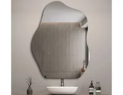 Neptun Organisk Spejl - 75x100 cm