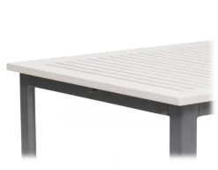 Nydala Havebord - 90x200/280 cm - Lys Grå