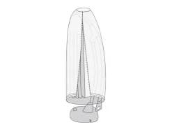 Overtræk til Markedsparasol / Hængeparasol - H: 230 cm