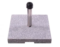 Parasolfod 45 kg - Grå granit m/hjul