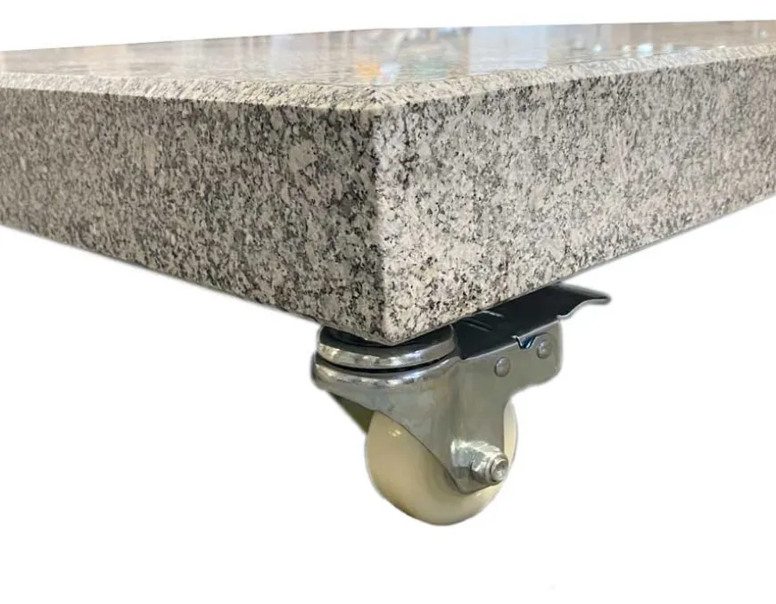 Parasolfod til Hængeparasol 90 kg - Granit m/hjul