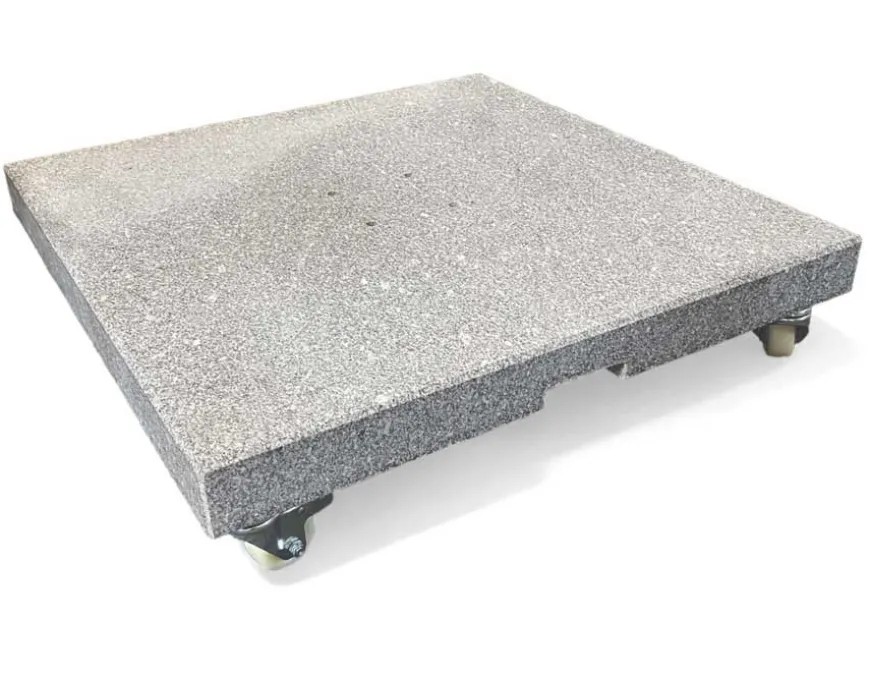 Parasolfod til Hængeparasol 90 kg - Granit m/hjul