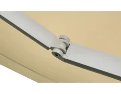Pil Markise - Semikassette m/Motor - 4,8 x 3 m - Hvid/Beige