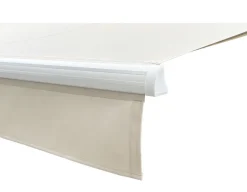 Pil Markise - Semikassette m/Motor - 4,8 x 3 m - Hvid/Beige