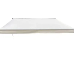 Pil Markise - Semikassette m/Motor - 3,5 x 3 m - Hvid/Beige