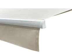 Pil Markise - Semikassette m/Motor - 3,5 x 3 m - Hvid/Beige
