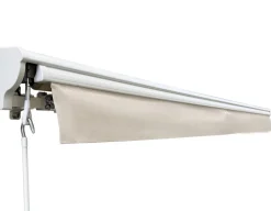 Pil Markise - Semikassette m/Motor - 3,5 x 3 m - Hvid/Beige