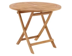 Prag Teak Havebord - Ø 90 cm