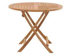 Prag Teak Havebord - Ø 90 cm